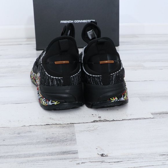 French Connection Graffiti Sneaker - Black - new in box - Picture 8 of 12